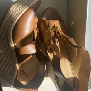 damita wedge leather Michael Kors